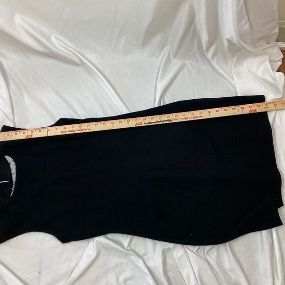 L'Agence Sleeveless Sweater Dress Black Dress Sz 3 Wool Cashmere Mesh Witchygoth - Picture 13 of 15